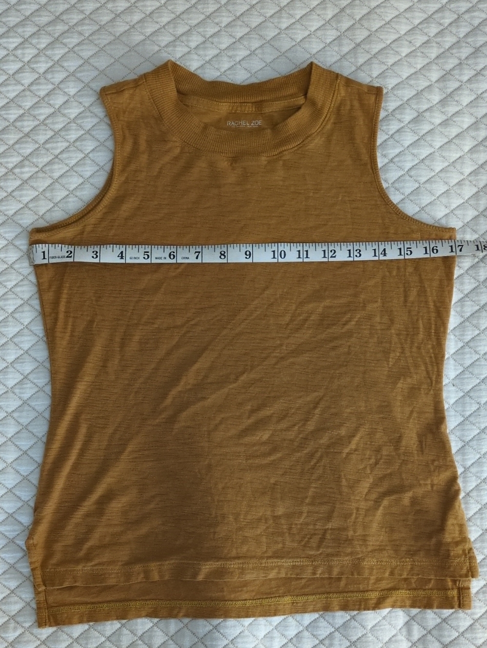 Rachel Zoe Mustard Small Tank Top